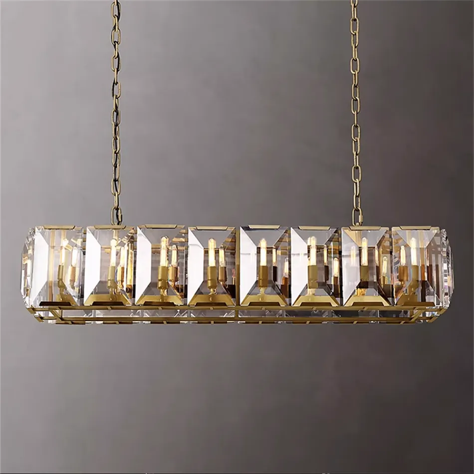 Navi Elegant Dimmable Crystal Chandelier