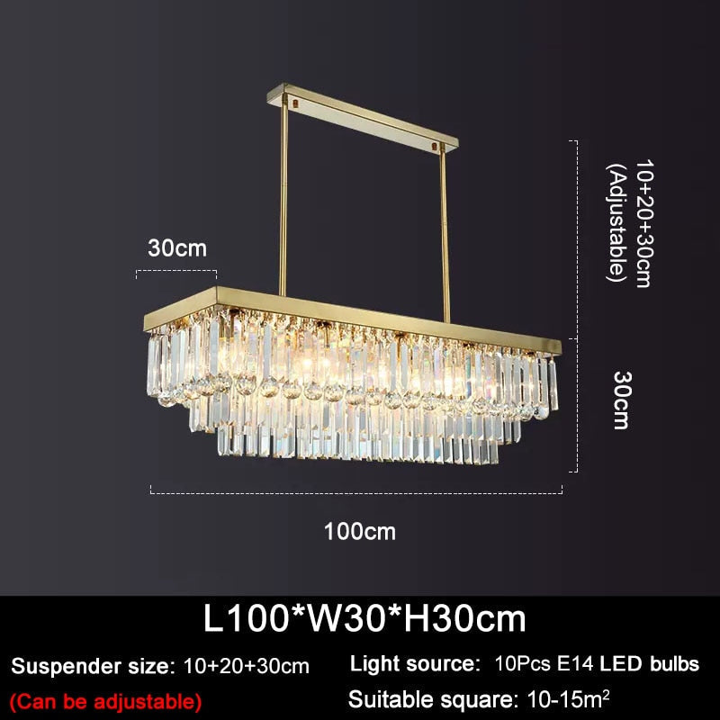 Ylk Willow Modern Crystal Chandelier