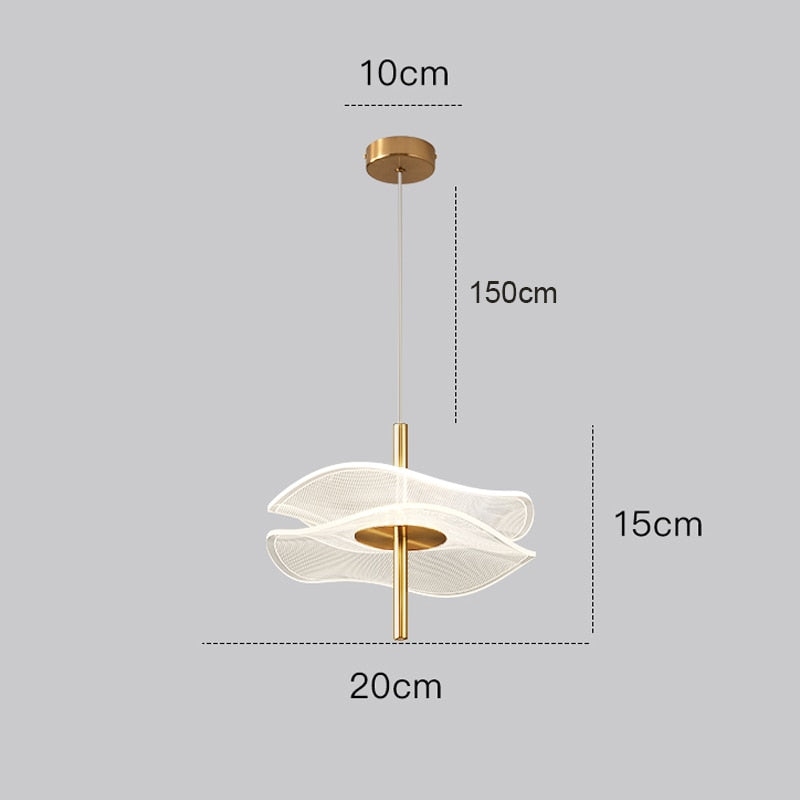 Lyf Lotus Leaf Eira Pendant Light