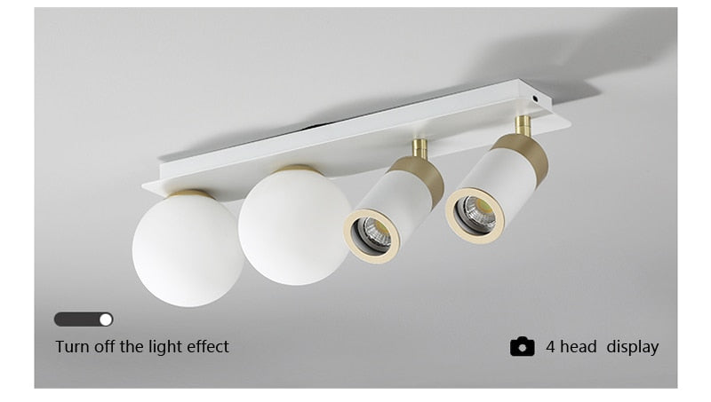 Wad Nordic Modern Glass Ball Lamp