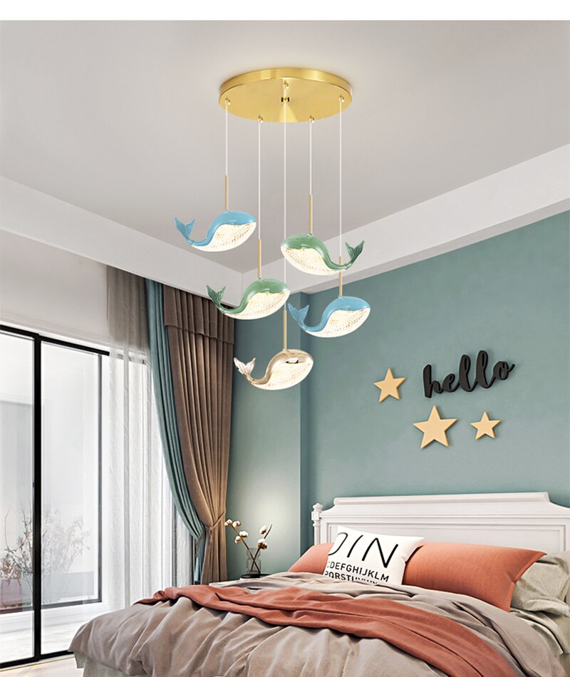BAN Whale Modern LED Pendant Light