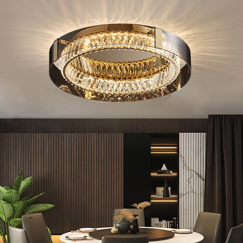 Mak Plafonnier Crystal Pendant Light