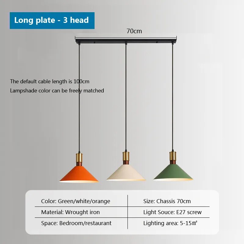 Nordic Industrial retro loft simple Hanging Light