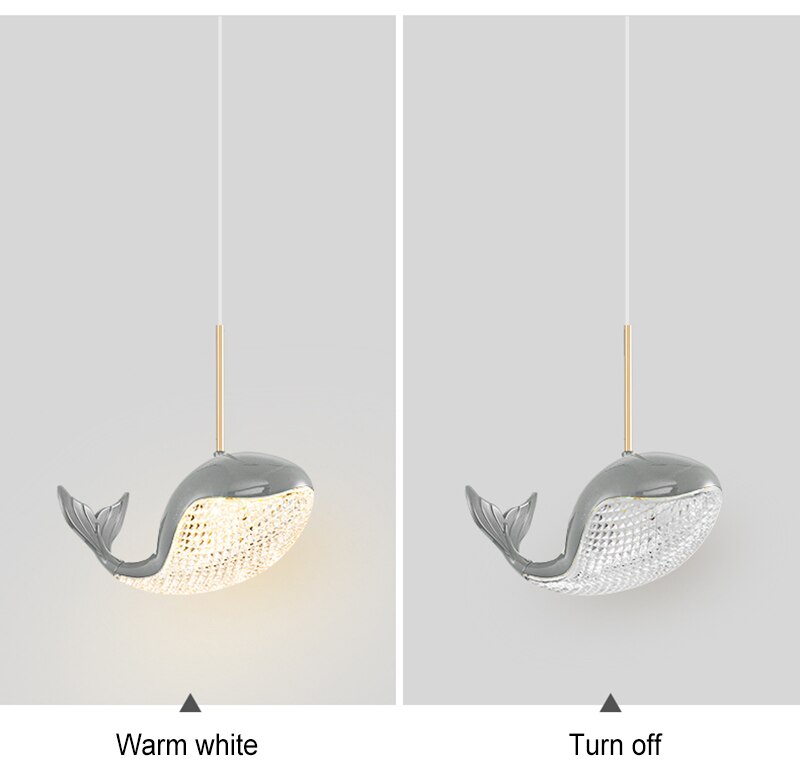 BAN Whale Modern LED Pendant Light