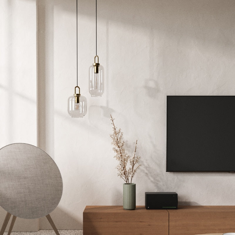 Wad Glass Pendant Light Fixture