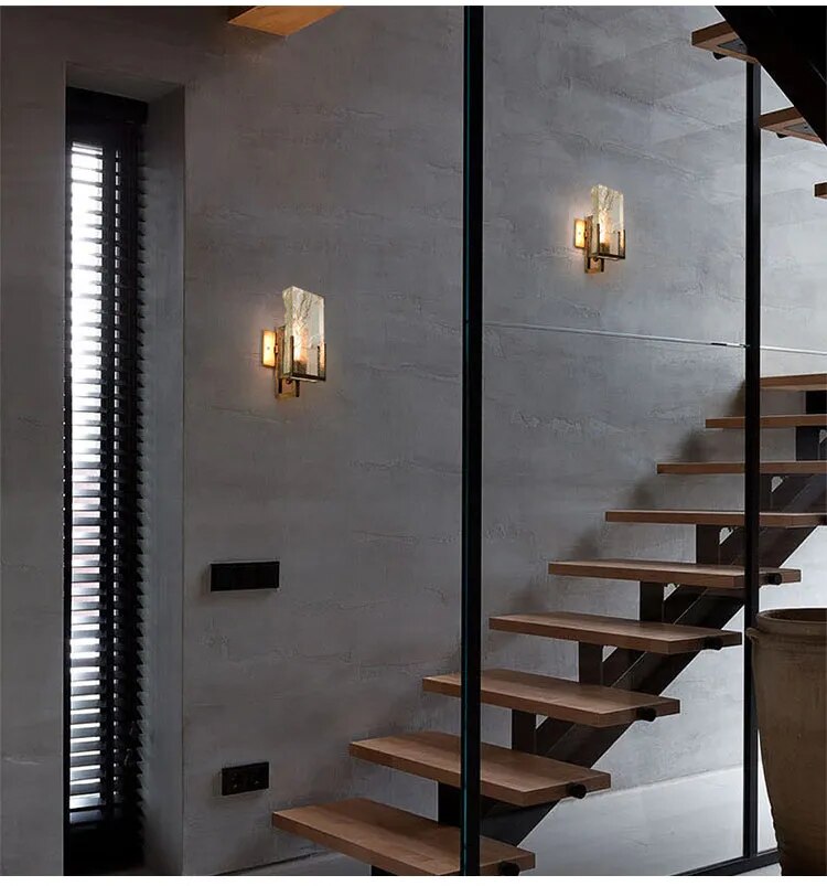 Vintage Bedroom Bedside Wall Lamp Luxury