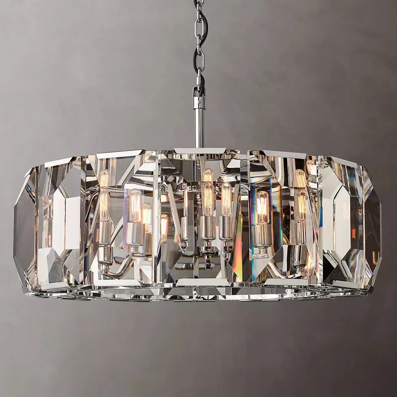 Navi Elegant Dimmable Crystal Chandelier