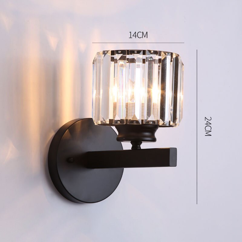 BAN Briony Crystal LED Wall Lamp
