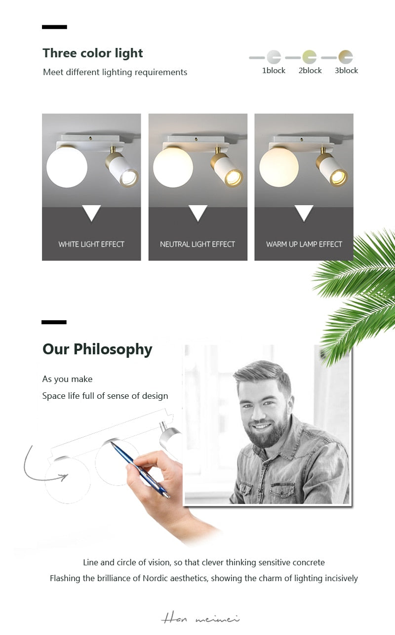 Wad Nordic Modern Glass Ball Lamp