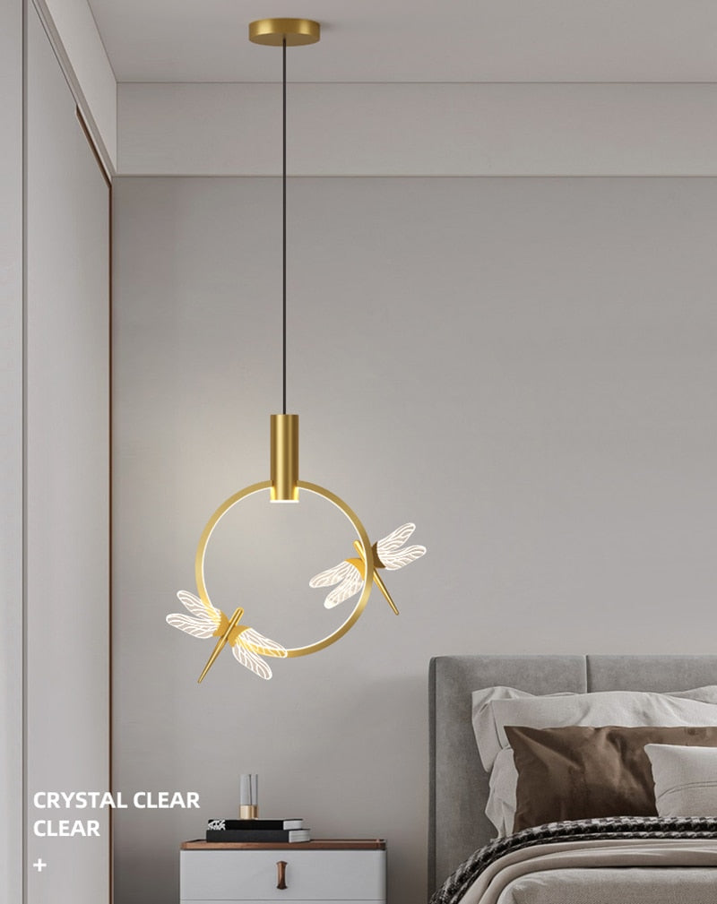 Lyf Dragonfly Pendant Light