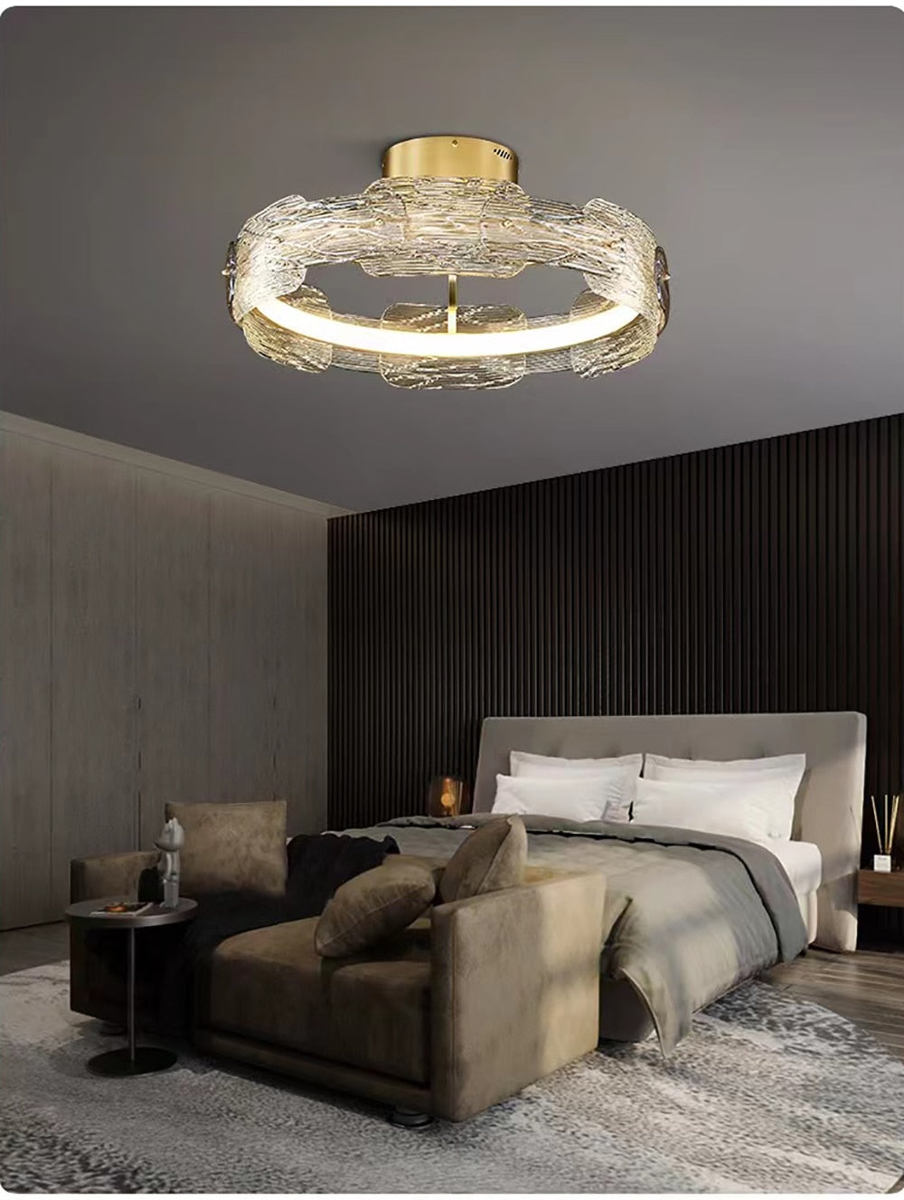 Olga Rounded Crystal Chandelier
