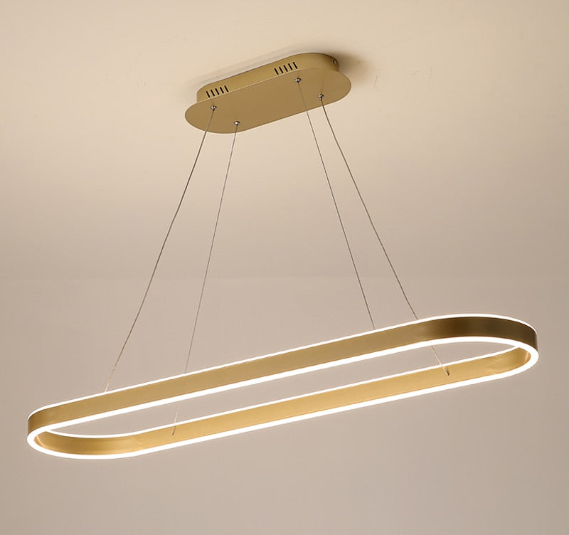 Ylk Oval Design Modern Chandelier