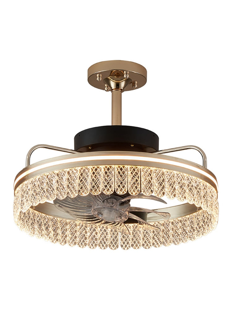 Privet 2023 Crystal Ceiling Fan