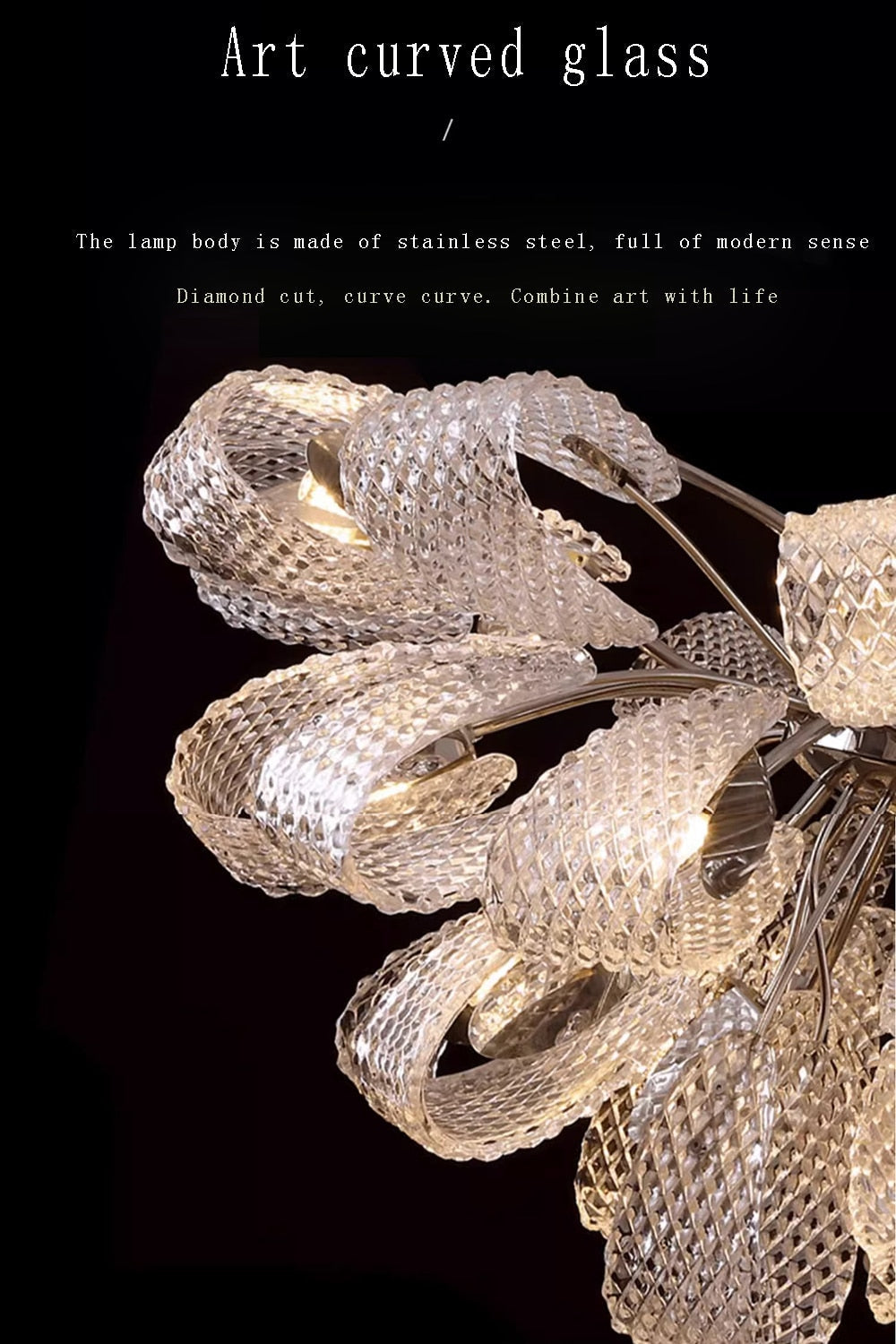 Privet Nordic Art Deco Chandelier