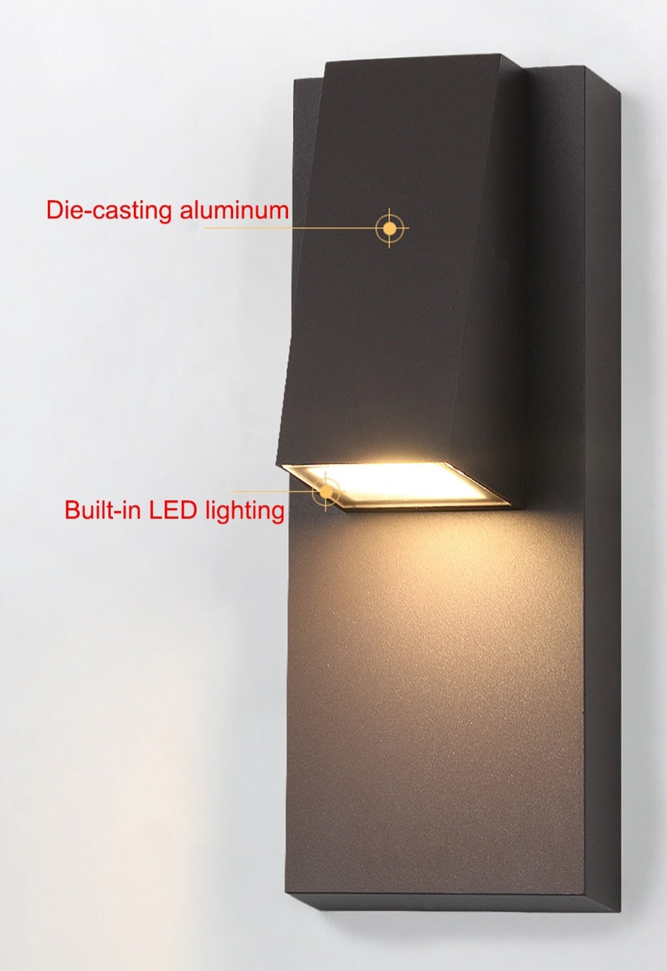 IIS Waterproof Outdoor LED Wall Lighting Retro Vintage