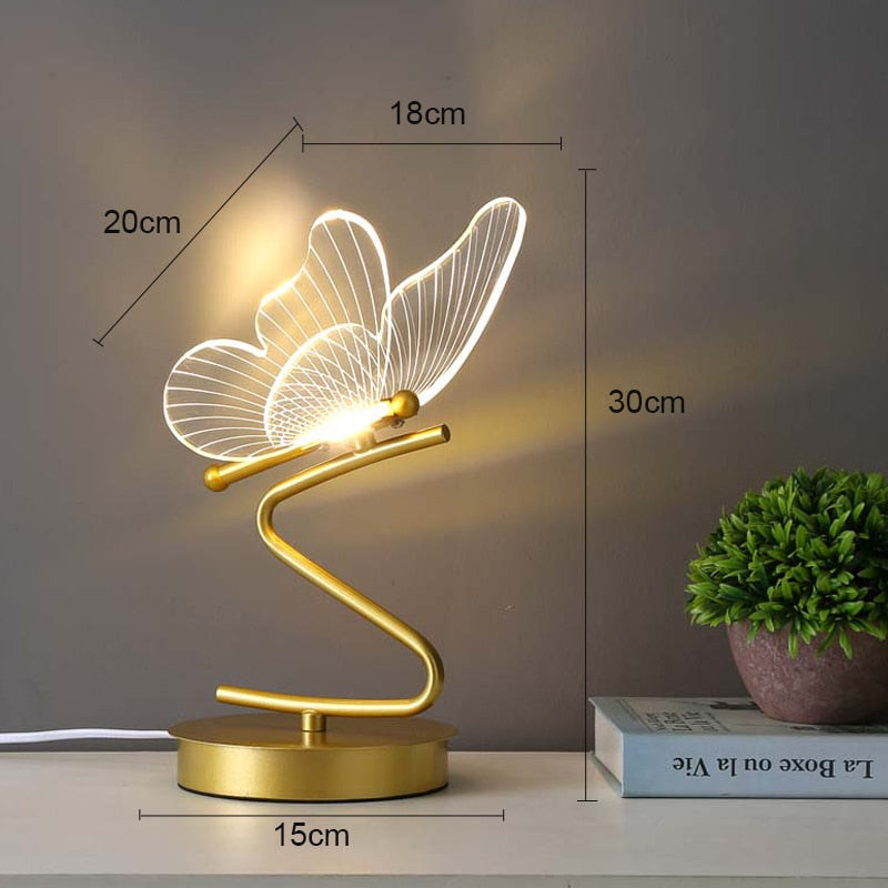 LYF Butterfly Nordic LED Table Lamps
