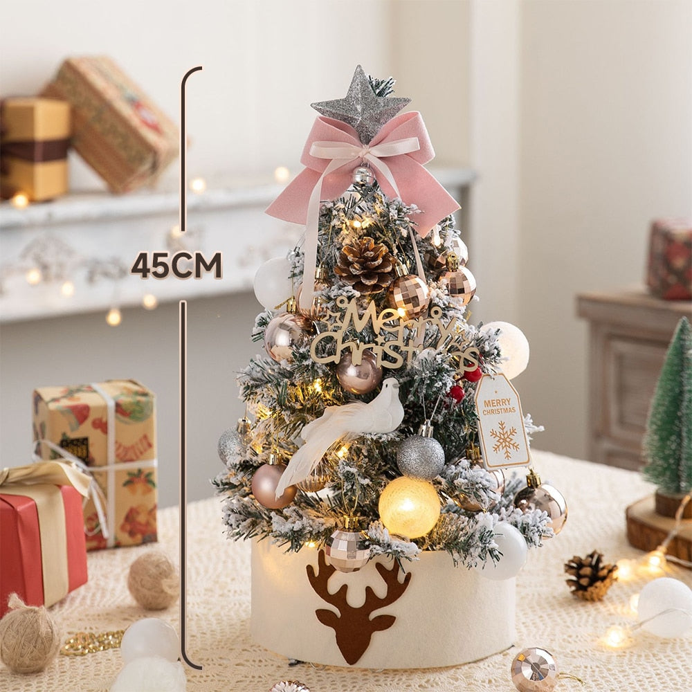 PQ 45CM DIY Desktop Christmas Tree Night Lights