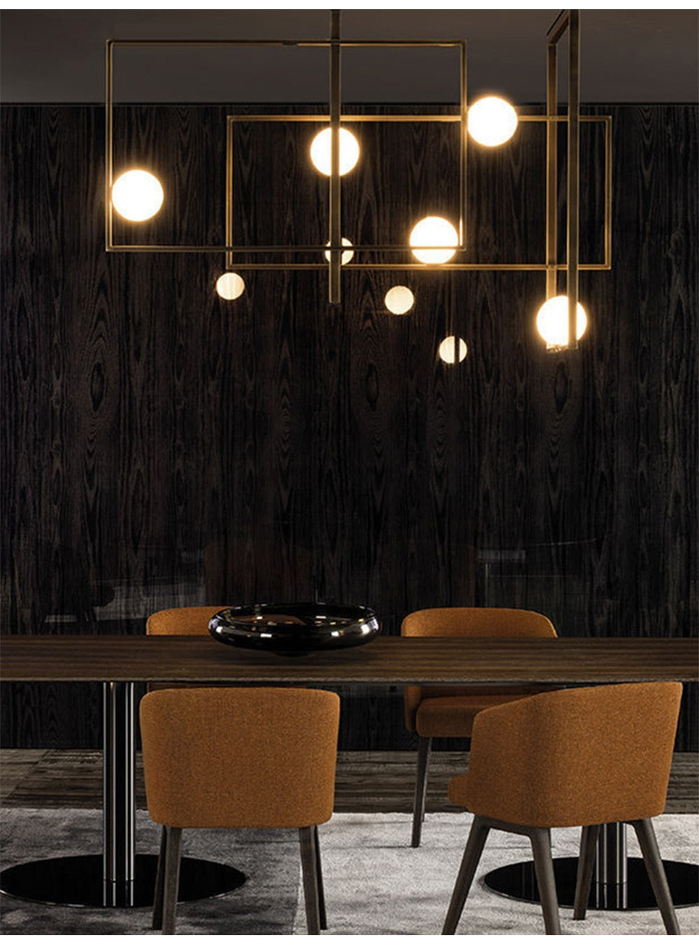 Mak Rectangle Modern Artistic Ceiling Light