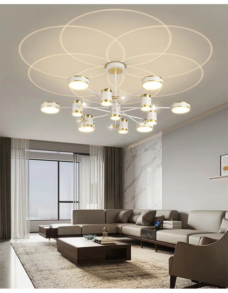 Nordic Starry Ceiling Chandelier Light