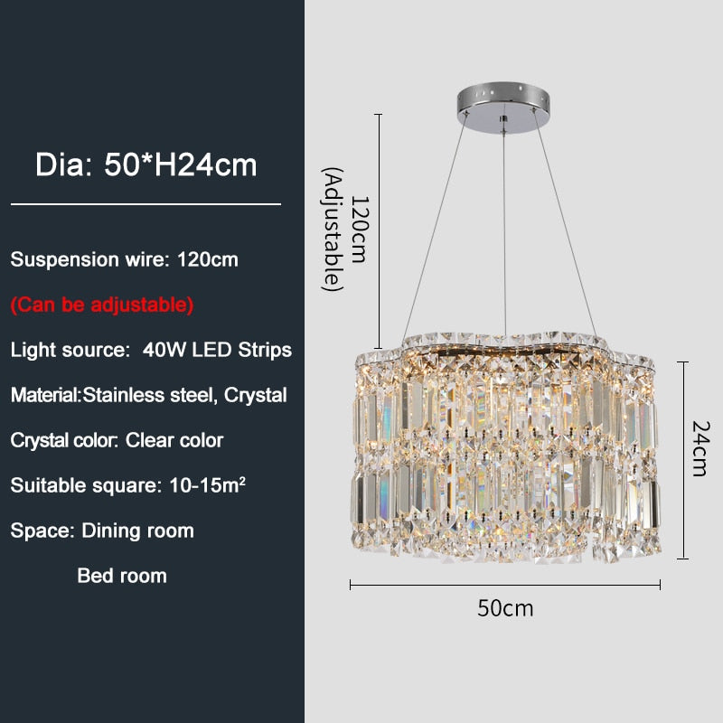 Ylk Torrin Crystal Chandelier