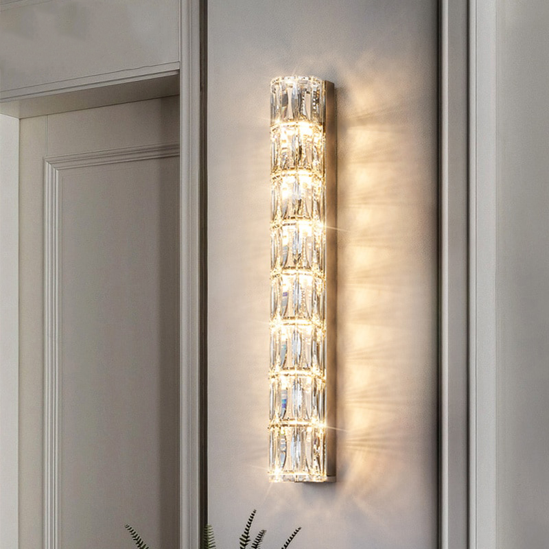 IIS Modern Wall Lamp Interior Lighting Silver Finish G4 Wall Fixture