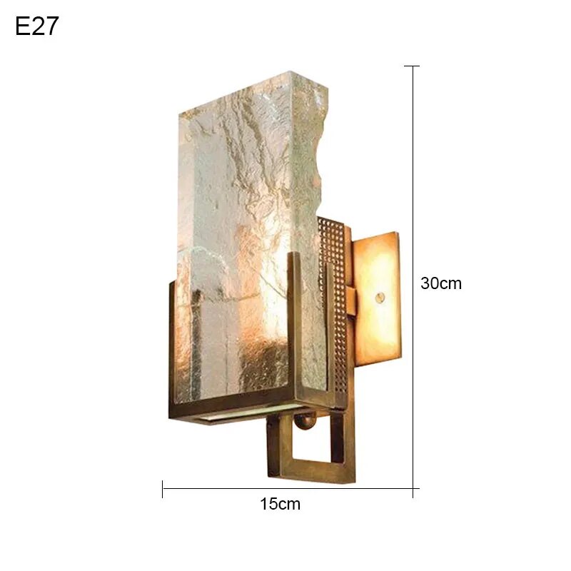 Vintage Bedroom Bedside Wall Lamp Luxury