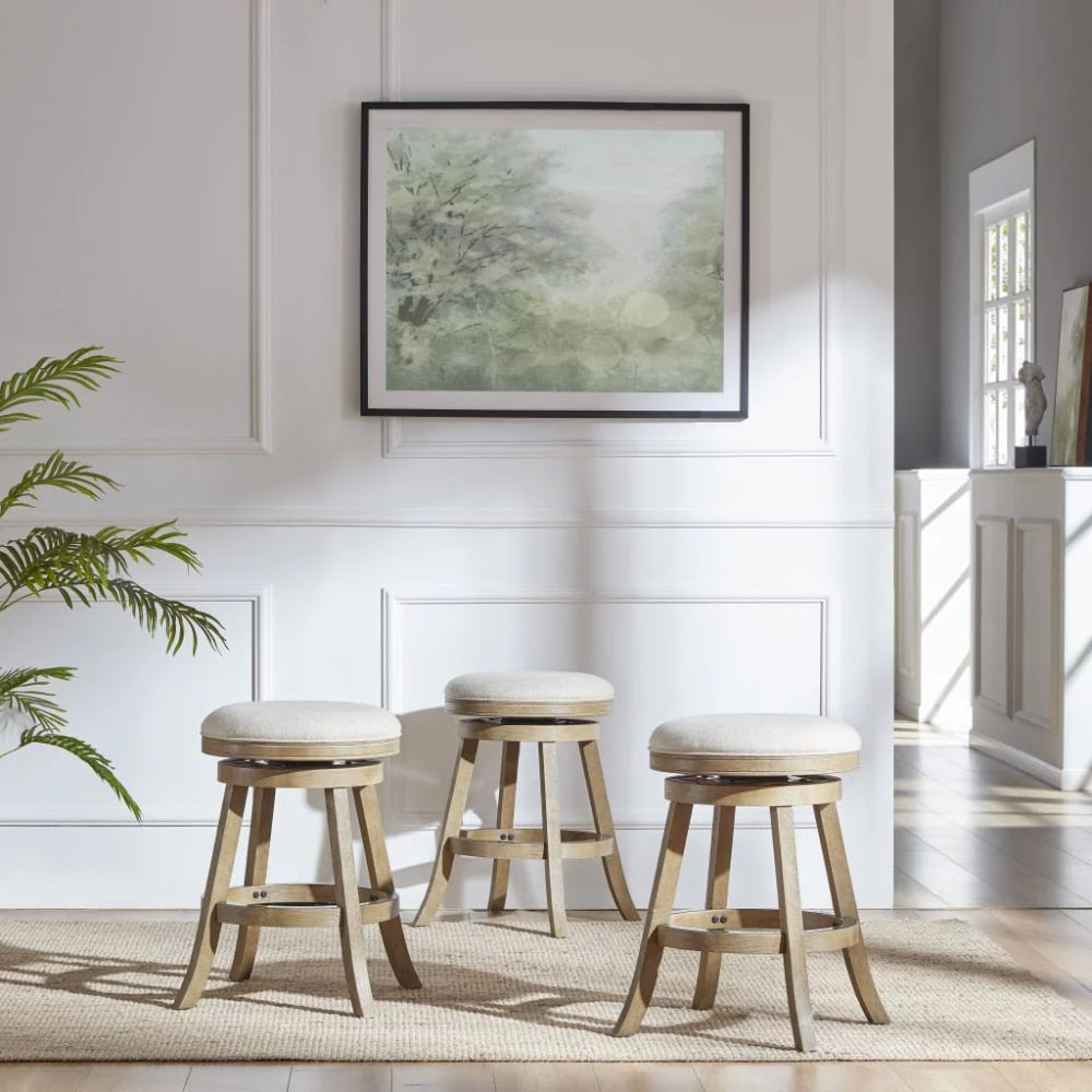 Sylvi - Bar Stool Backless Swivel Counter Stool