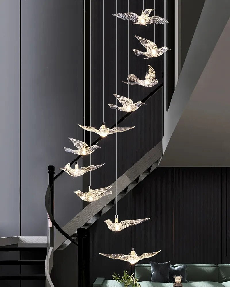 Ylk Bird Design Chandelier Light