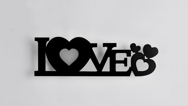 GRN HOME-FAMILY-LOVE Logo Creative Modern Acrylic Wall Lamp