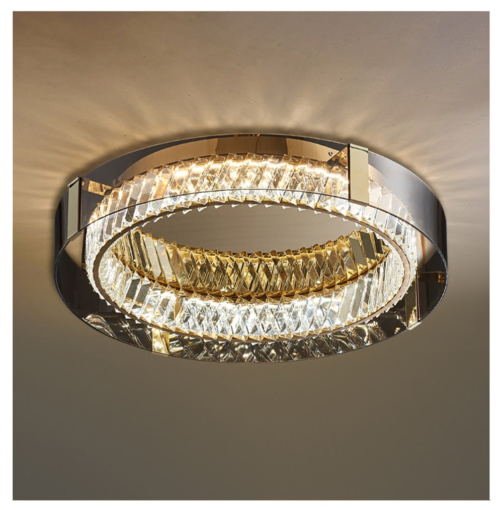 Mak Plafonnier Crystal Pendant Light
