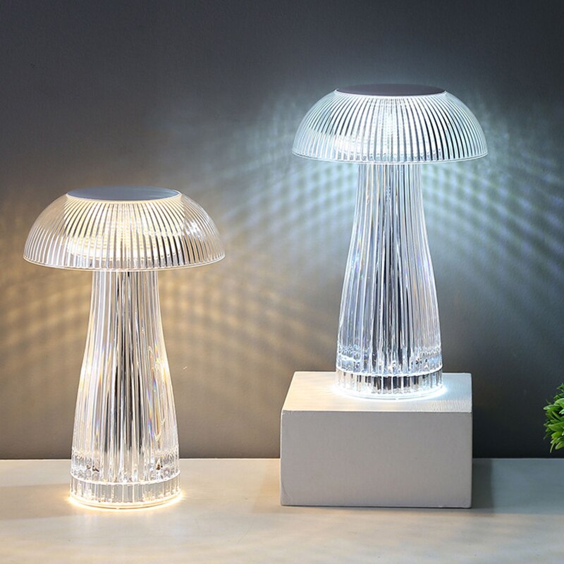 BAN Jellyfish lampshade LED night light table lamp