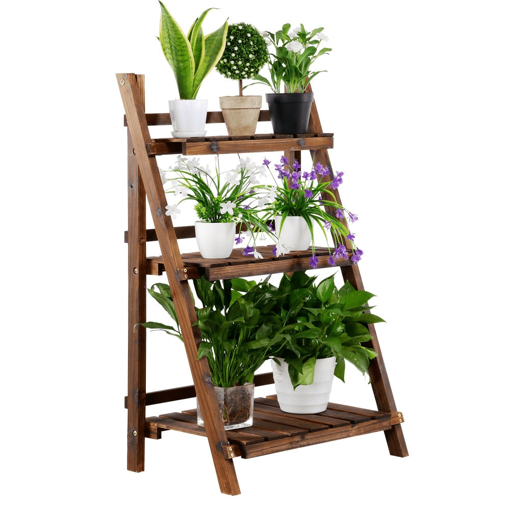 Frideborg - Tiered Plant Stand Plant Shelf Indoor & Outdoor Plant Shelf Flower Stand