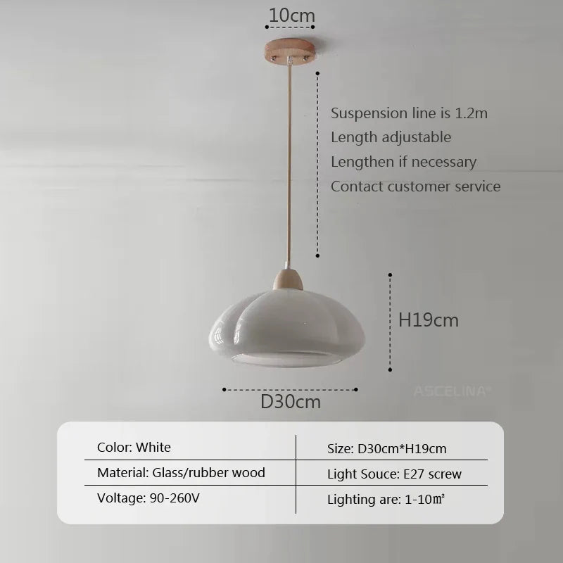 Mie - Glass Pendant Lamps Bauhaus Furniture