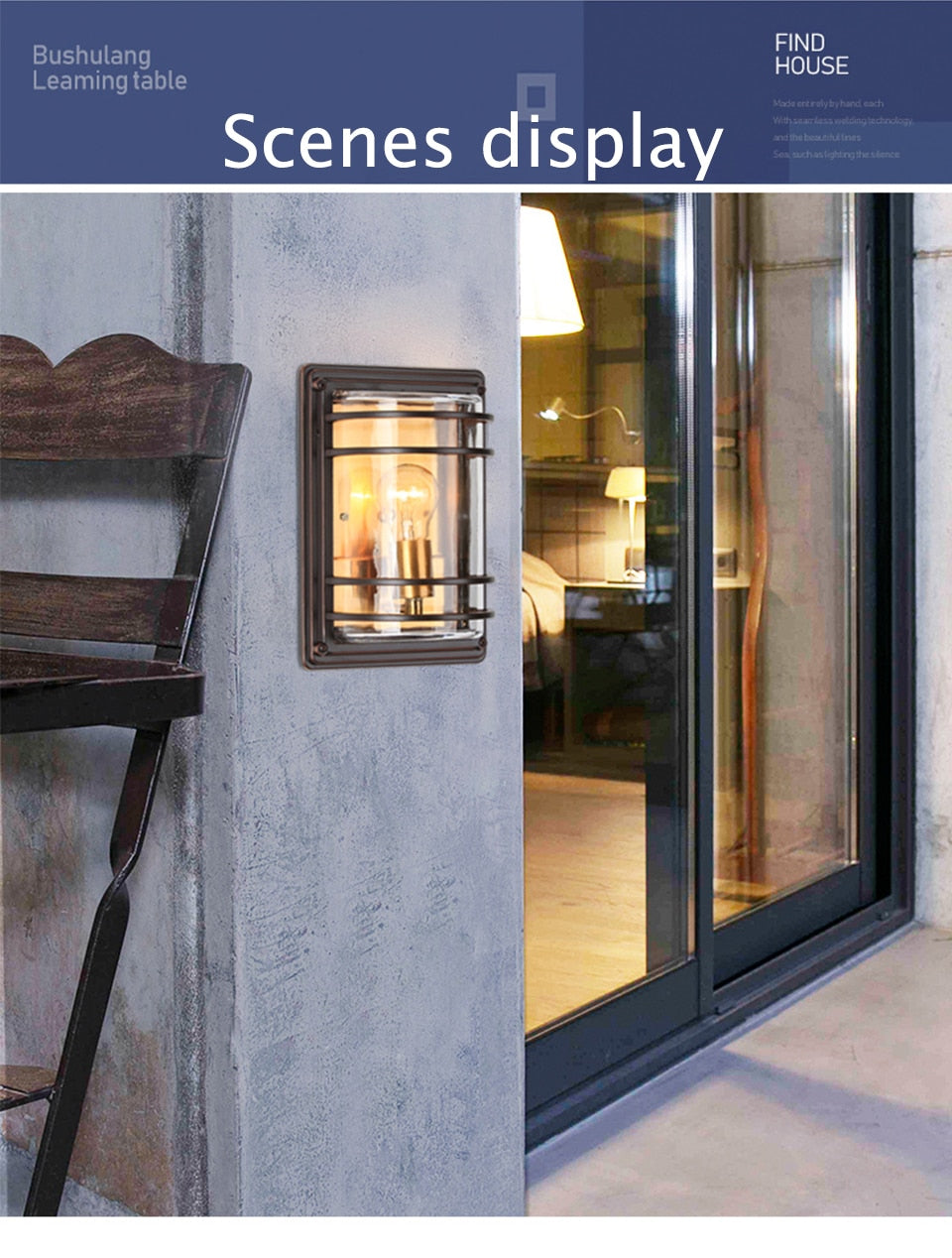 IIS Industrial Retro lamp Outdoor Waterproof