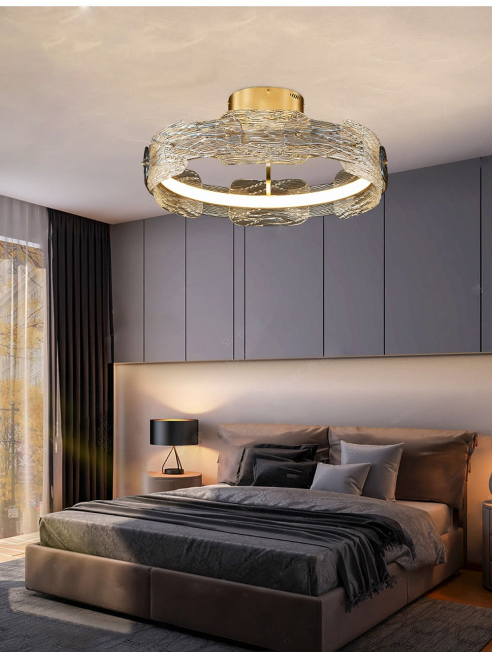 Olga Rounded Crystal Chandelier