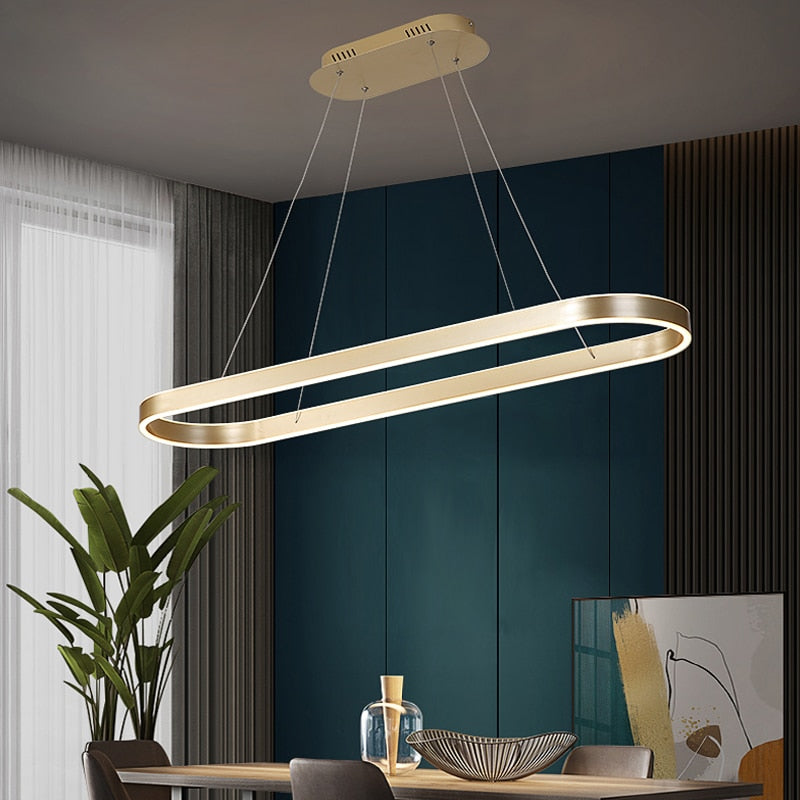 Ylk Oval Design Modern Chandelier