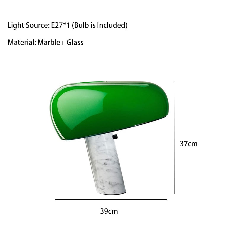 Mak 7-Style Glass Mushroom Lamp