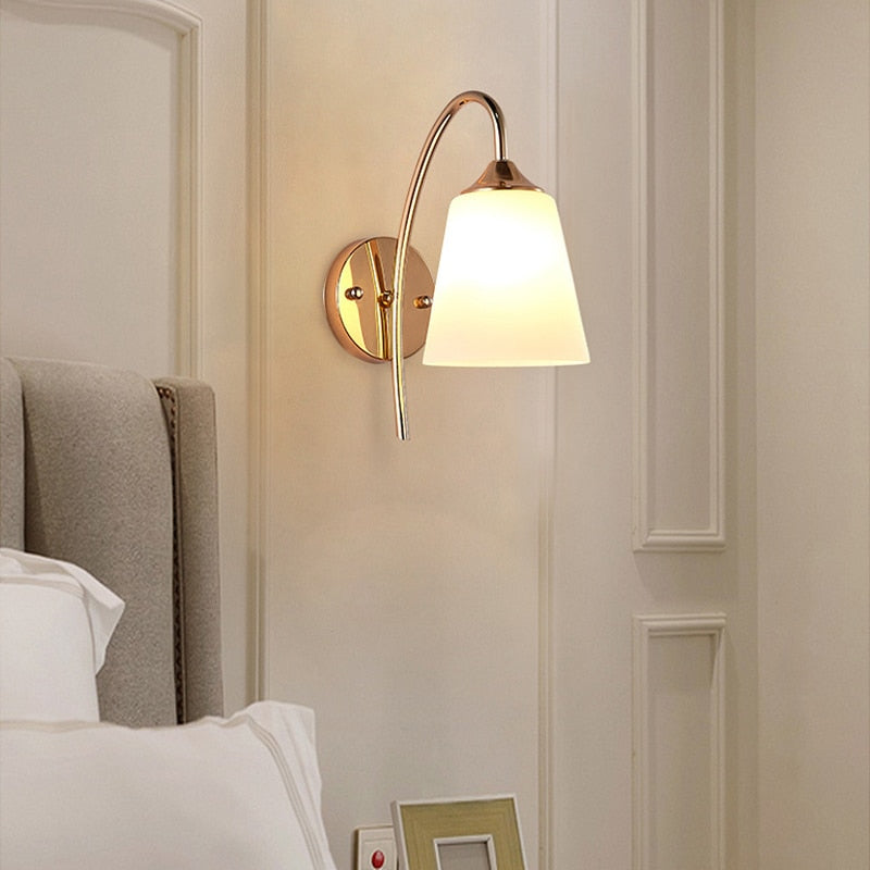 Oud Lea Black Gold Wall Lamp