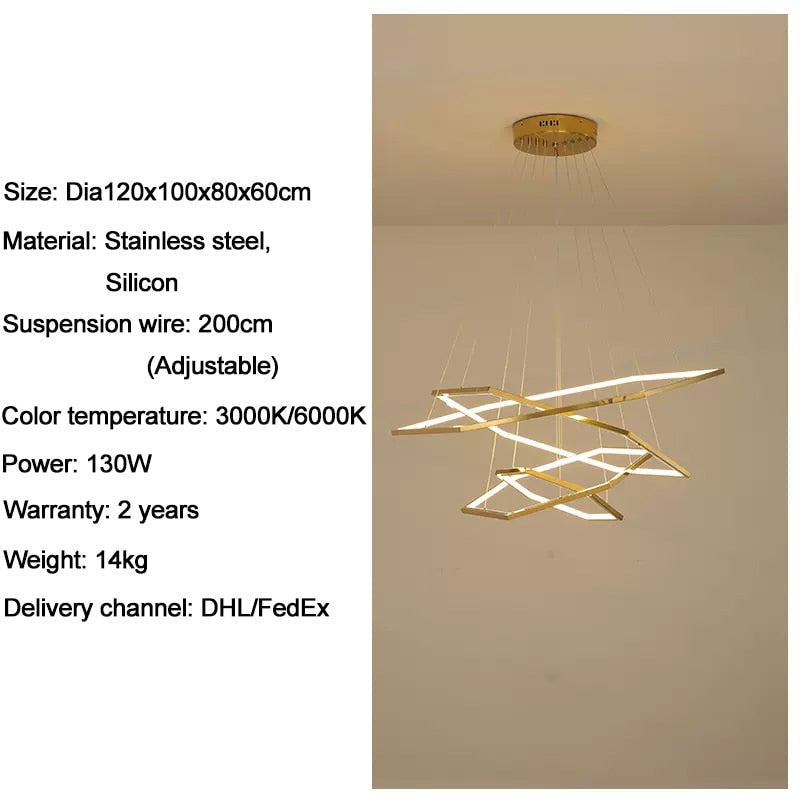 Ylk Hexagon Home Decor Light Fixture