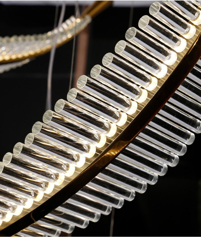 Ylk Feather Design LED Chandelier