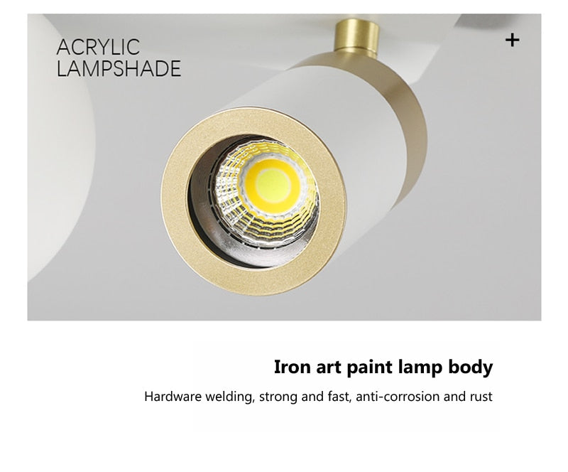 Wad Nordic Modern Glass Ball Lamp