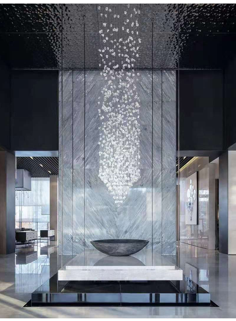 Ylk Modern Clear Crystal Chandelier