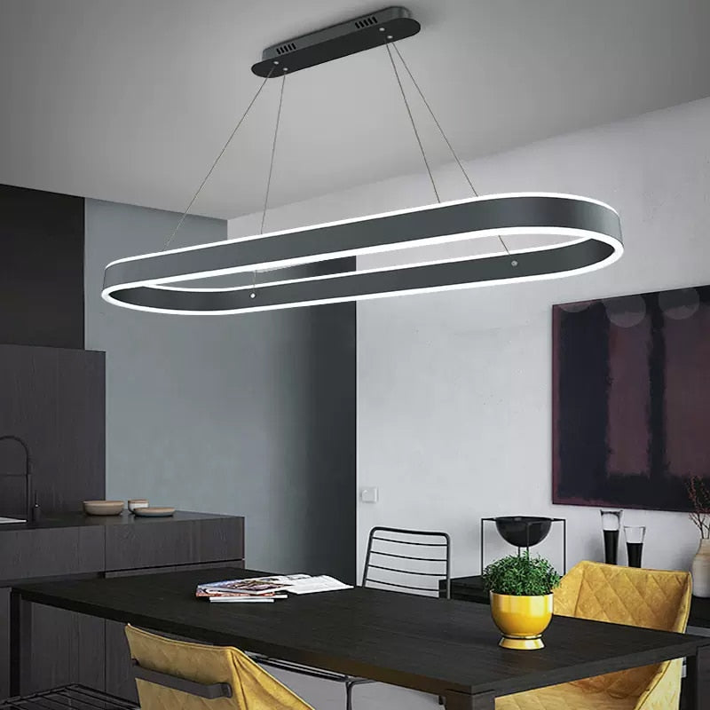 Ylk Oval Design Modern Chandelier