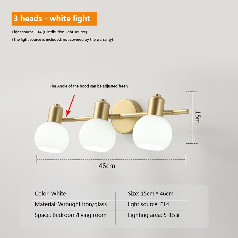 Wad Copper Industrial Wall Lamp