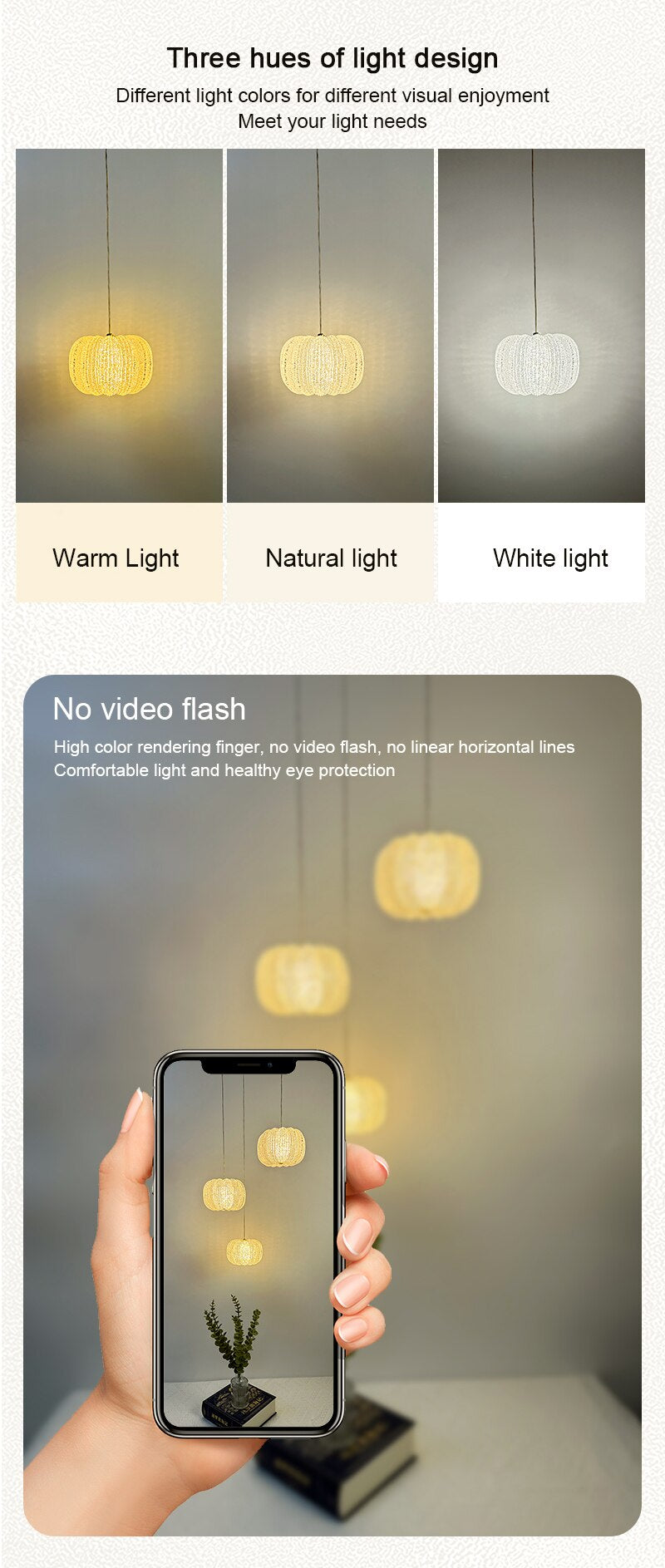 LYF Pumpkin Nordic Pendant Light