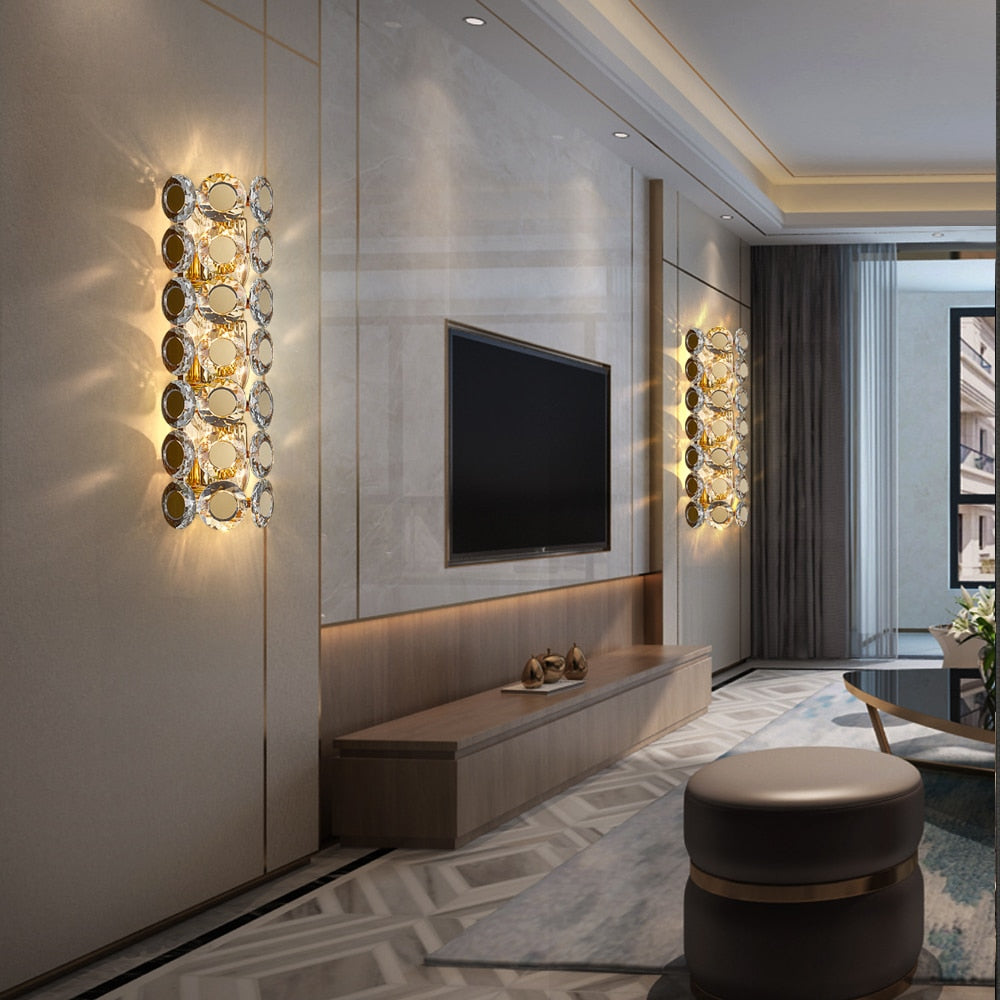 Ylk Adriel Modern Gold Sconce