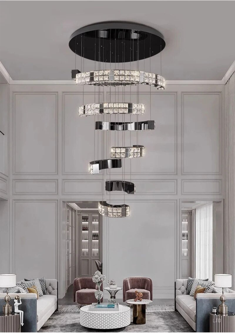 Ylk Memen Luxury Staircase Chandelier