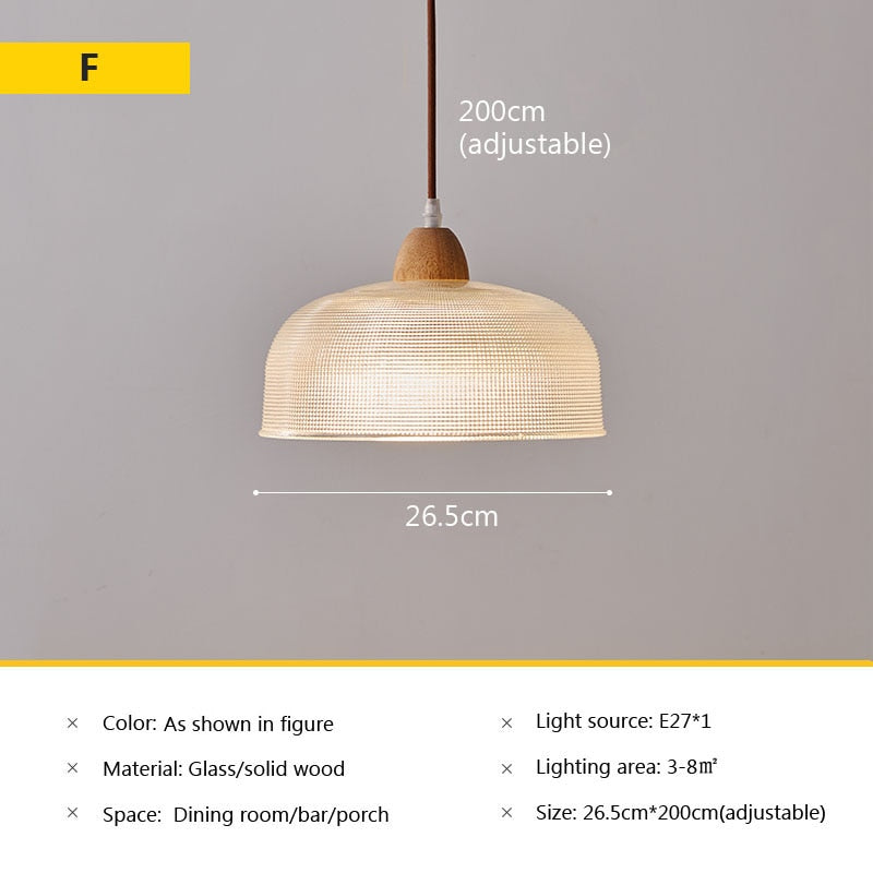 Wad Nordic Glass Pendant Lamp