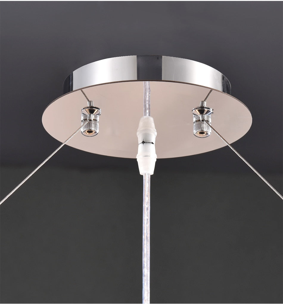 Ylk Violet Crystal Chandelier Decor