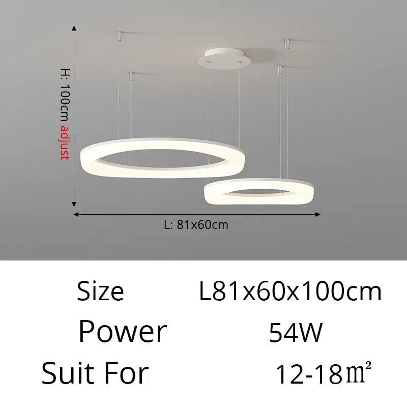 Qiyi Nora Elegant LED Pendant Lights